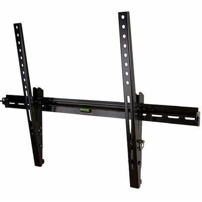 Brackets colgantes en la pared de la televisión de metal negro para montaje de televisión