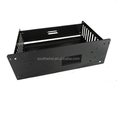 Revestimiento de flexión de estampado de hierro fundido industrial personalizado para estantes electrónicos de metal