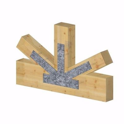 Conector de madera de trabajo pesado, soporte de metal para estructura de soporte de madera