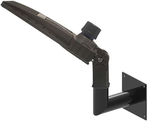 Anodizado de 90 grados en forma de L, poste cuadrado, soporte superior para la caja de zapatos LED, poste de luz de estacionamiento