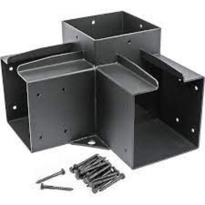 0.4-3 mm de espesor de acero inoxidable o latón Pergola Brackets Kit para la personalización