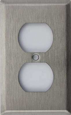 Placa de pared de acero inoxidable certificada ROHS ISO para interruptores personalizables según la demanda