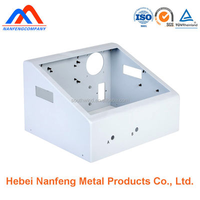 Caja de extrusión de aluminio personalizada con recubrimiento en polvo de superficie de acabado y proceso de flexión