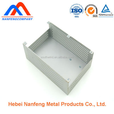 Caja de extrusión de aluminio personalizada con recubrimiento en polvo de superficie de acabado y proceso de flexión