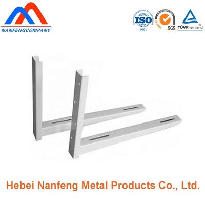 0.4-3mm espesor de acero soporte en forma de L para el aire acondicionado soporte de estante de metal