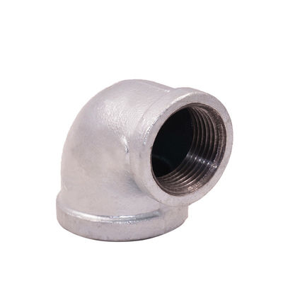 Conexión de bridas de acero galvanizado de carbono Accesorios para tuberías Codo de metal con materiales