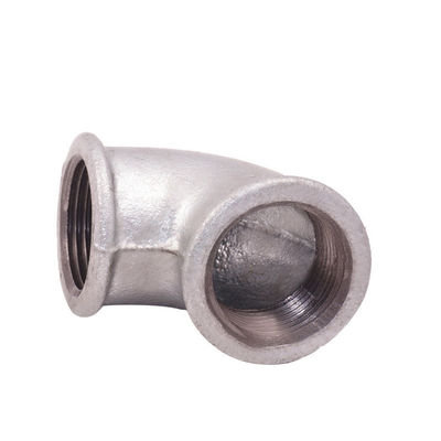 Conexión de bridas de acero galvanizado de carbono Accesorios para tuberías Codo de metal con materiales