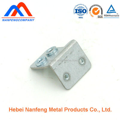 ISO9001 Bracket de estantería para construcción de muebles Bracket triangular en forma de L de trabajo pesado