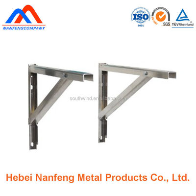 ISO9001 Bracket de estantería para construcción de muebles Bracket triangular en forma de L de trabajo pesado
