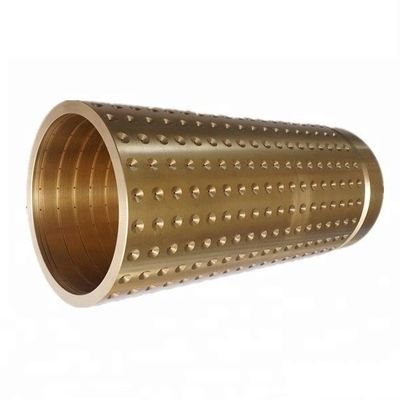 Partes de mecanizado CNC Arbusto de resorte de bronce con funciones y 15-25 días laborables Tiempo de entrega