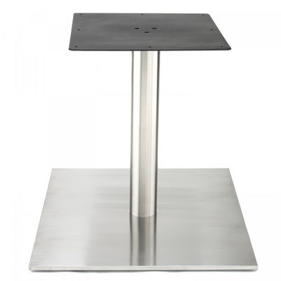 Piernas de muebles de acero inoxidable estilo cuadrado base de mesa de pedestal para muebles personalizados