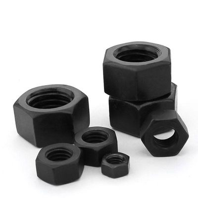 Acero inoxidable de carbono 304 316 DIN934 ASTM 18.2.2 Frutos secos hexagráficos con acabado con zinc