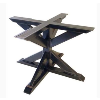 Piernas de muebles de acero inoxidable estilo cuadrado base de mesa de pedestal para muebles personalizados