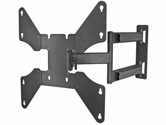Brackets colgantes en la pared de la televisión de metal negro para montaje de televisión