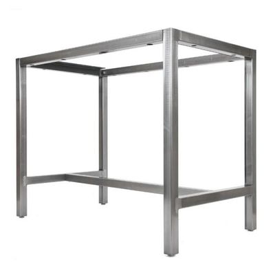 Cuadro de base de la mesa de la barra de metal de la pierna del mueble personalizado con acabado ajustable y negro