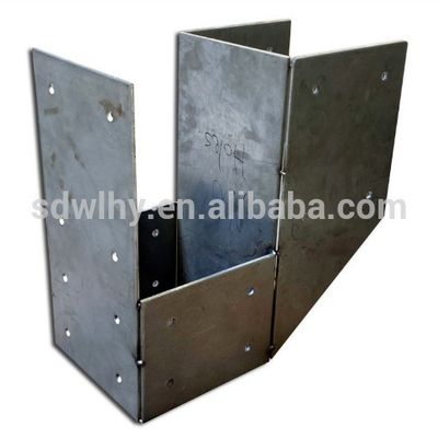 Brackets metálicos personalizados para vigas de madera