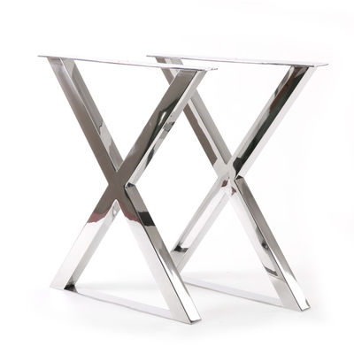 Color y forma personalizados Pierna de mesa moderna de acero con tiempo de entrega de 15-25 días hábiles