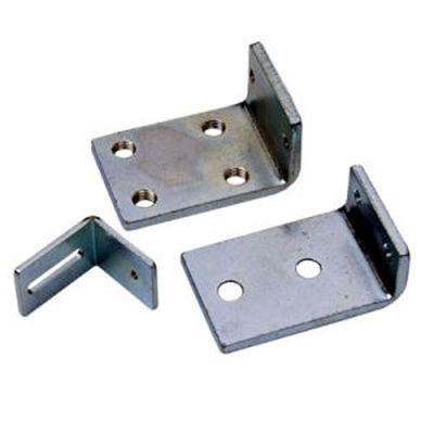 Partes de metal de chapa galvanizada personalizadas cortadas y dobladas con láser mediante proceso de perforado de estampado