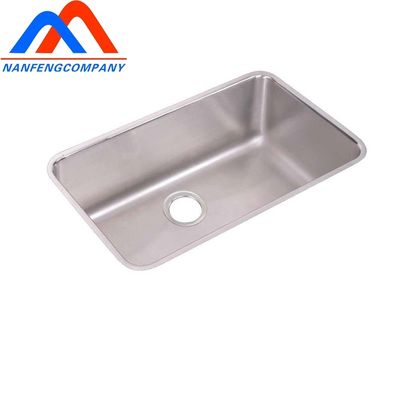 Pieza de dibujo profundo de metal redondo para lavabo de acero inoxidable personalizado