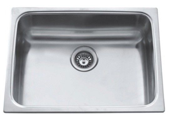 Pieza de dibujo profundo de metal redondo para lavabo de acero inoxidable personalizado