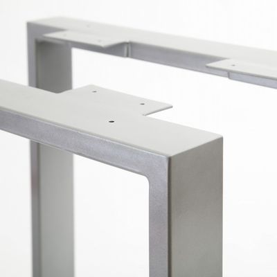 Hotel Design Soporte de mesa de acero inoxidable con estructura de soporte triangular de aluminio