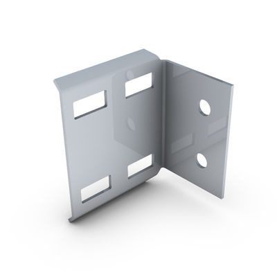 Brackets de acero estructural perforado con agujeros de alta precisión con grosor de 0,4-3 mm