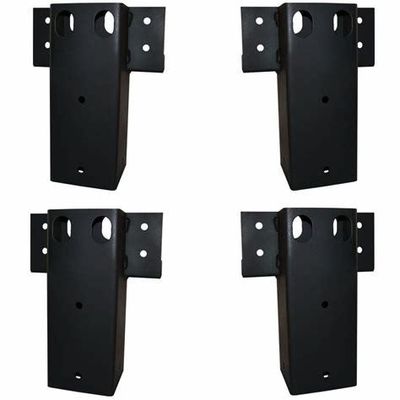 No micro mecanizado de acero inoxidable galvanizado de post de tornillo de anclaje para conector de madera de madera
