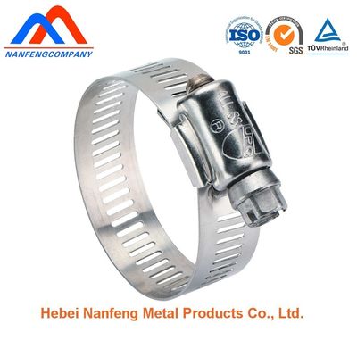 Gran abrazadera de manguera de acero inoxidable de trabajo pesado con tamaño personalizado y recubrimiento en polvo