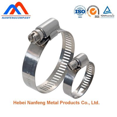 Gran abrazadera de manguera de acero inoxidable de trabajo pesado con tamaño personalizado y recubrimiento en polvo