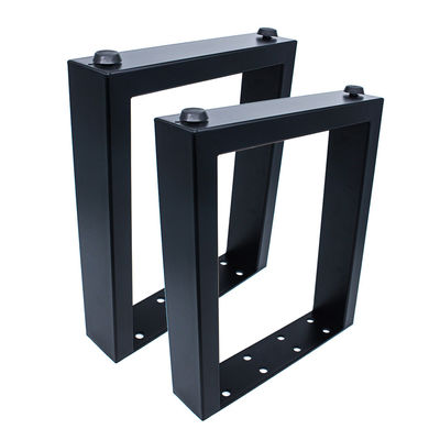 Estructura de soporte de un solo lado Comedor moderno Piernas de mesa de metal en forma de X para industriales