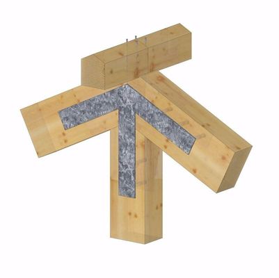 Conector de madera de trabajo pesado, soporte de metal para estructura de soporte de madera