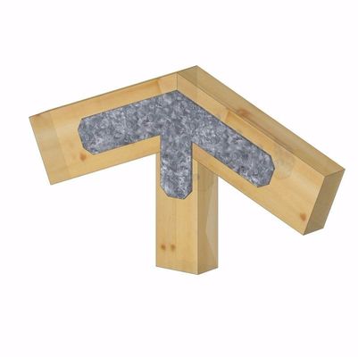 Conector de madera de trabajo pesado, soporte de metal para estructura de soporte de madera