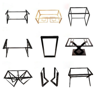 Piernas de mesa de café de acero para comedor de acero lateral de acero de acero de acero forjado 2020