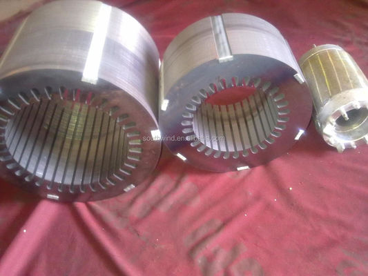 Partes estampadas de acero de silicio y laminado de estator del rotor para aplicaciones de trabajo pesado