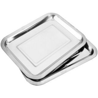 304 bandeja de hornear/ pane de pastel sin pegamento hornear/ hoja de galletas de acero inoxidable personalizada