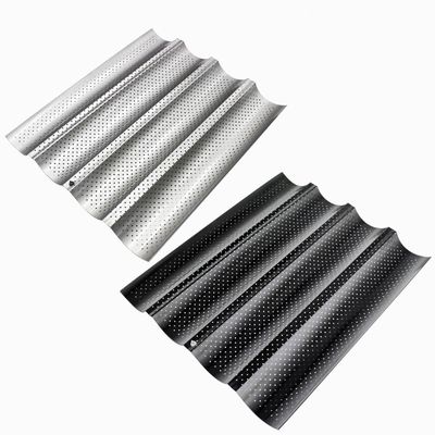 Talla de horneado de pan perforado de pan francés sin pegamento de oleaje