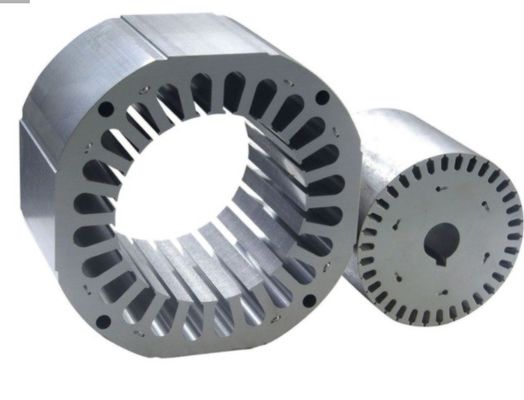 Rotor y estator de estampado de núcleo de hierro de chapa de acero de silicio para aplicaciones personalizadas