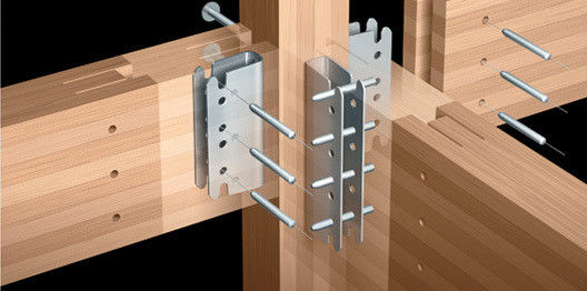 Bracket triangular personalizado para colgantes de vigas de madera de trabajo pesado y personalizable