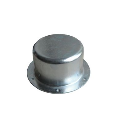 Revestimiento en polvo Máquinas OEM Metal prensado en profundidad tapa de lámpara de dibujo / piezas de hardware de la vivienda