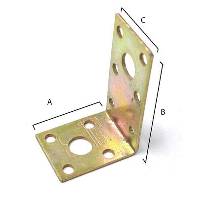 Conector de madera de estructura de brackets triangulares para conexión de colgantes de vigas personalizados