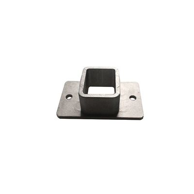 Base de apoyo de los postes de cercas de acero de soldadura de metal galvanizado no estándar