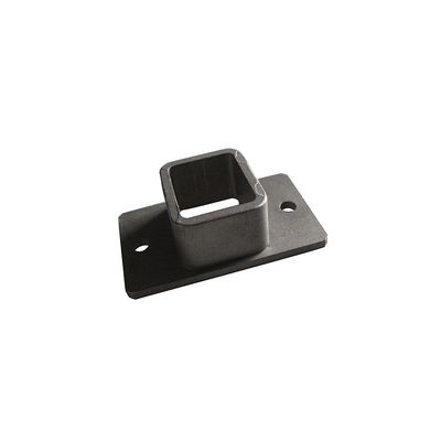 Base de apoyo de los postes de cercas de acero de soldadura de metal galvanizado no estándar