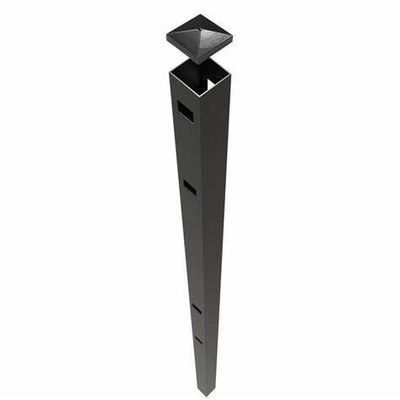 Puestos de cercas metálicas de acero de esquina redonda para soluciones de cercas no estándar y personalizables