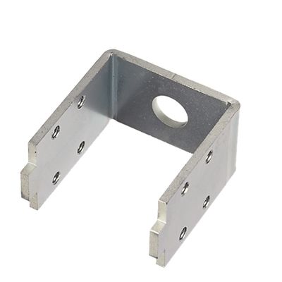Estampado de la hoja de conector de unión de muebles metálicos con material de hierro en color personalizado