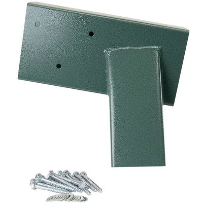 Triángulo de soporte pesado polvo verde de acero al carbono Patio swing para interiores exteriores