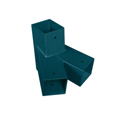 Cuadro de juego de columpios de madera certificado ISO9001 2008 con soporte triangular y soporte de esquina