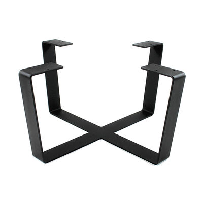 Base de mesa de café de pedestal redondo de marco cruzado grande para muebles de comedor personalizados