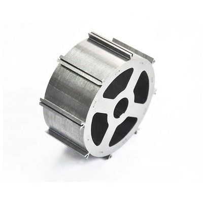 Contrato estándar de 120 mm de motor de corriente continua sin escobillas personalizado, estator de cuerda y ensamblaje del rotor con eje del rotor