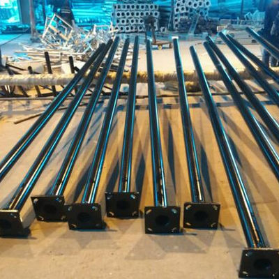 6M 8M 12M tubo de acero galvanizado de doble brazo de doble brazo