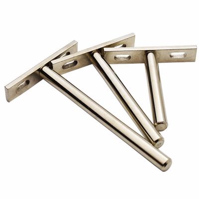 Muebles soportes pesados para soporte de estantería oculto de acero inoxidable o latón